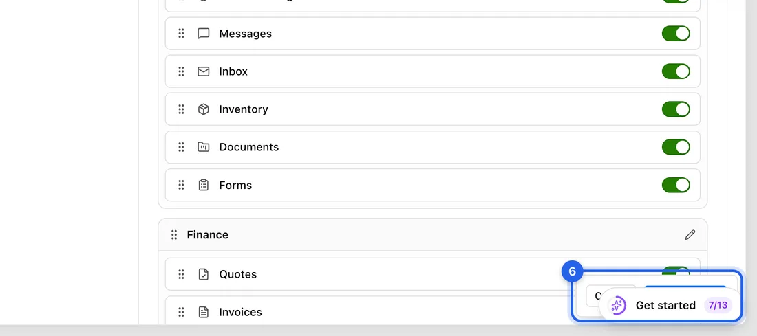 When you're happy, click Save changes in the bottom-right corner. Cancel puts everything back as it was.